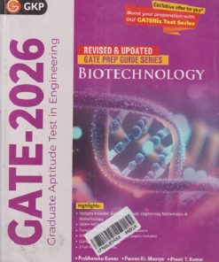 SECOND HAND BOOK | GATE - 2026 GRADUATE APTITUDE TEST IN ENGINEERING BIOTECHNOLOGY REVISED & UPDATED GATE PREP GUIDE SERIES | PRABHANSHU KUMAR |GKP