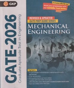 SECOND HAND BOOK | GATE - 2026 GRADUATE APTITUDE TEST IN ENGINEERING, MECHANICAL ENGINEERING | REVISED & UPDATED GATE PREP GUIDE SERIES |  GKP