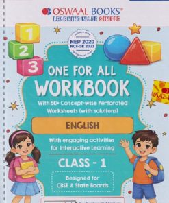 ONE FOR ALL WORKBOOK ENGLISH CLASS 1ST | OSWAAL BOOKS