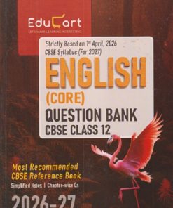 CBSE CLASS 12TH ENGLISH (CORE) QUESTION BANK 2026-2027 | EDUCART