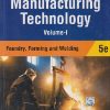 MANUFACTURING TECHNOLOGY VOL - 1 | PN RAO | MC GRAW HILL