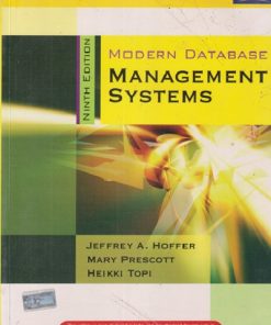 SECOND HAND BOOK | MODERN DATABASE MANAGEMENT SYSTEMS | JEFFREY A HOFFER | PEARSON