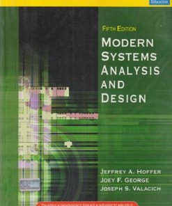 SECOND HAND BOOK | MODERN SYSTEMS ANALYSIS AND DESIGN | JEFFREY A HOFFER | PEARSON