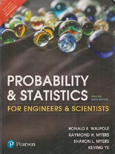 SECOND HAND BOOK | PROBABILITY & STATISTICS FOR ENGINEERING & SCIENTISTS | RONALD E WALPOLE | PEARSON