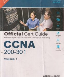 SECOND HAND BOOK | CCNA 200-301 VOL 1 OFFICIAL CERT GUIDE ADVANCE YOUR IT CAREER WITH HAND-ON LEARNING | WENDELL ODOM | PEARSON