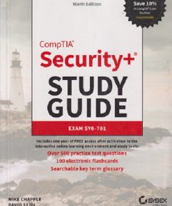 SECOND HAND BOOK |SET OF TWO BOOKS | COMPTIA SECURITY + STUDY GUIDE EXAM SY0 - 701 WITH PRACTICE TESTS | MIKE CHAPPLLE |  WILEY
