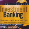 SECOND HAND BOOK | INVESTMENT BANKING VALUATION, LBOS, M&A, AND IPOS | JOSHUA ROSENBAUM | WILEY
