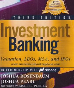 SECOND HAND BOOK | INVESTMENT BANKING VALUATION, LBOS, M&A, AND IPOS | JOSHUA ROSENBAUM | WILEY