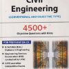 SECOND HAND BOOK | CIVIL ENGINEERING (CONVENTIONAL AND OBJECTIVE TYPE) 4500+ OBJECTIVE QUESTIONS WITH HINTS | RS KHURMI | S CHAND