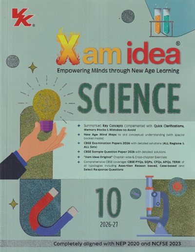 XAM IDEA 2026-27 SCIENCE CLASS 10TH CBSE | VK GLOBAL PUBLICATON