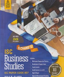 ISC BUSINESS STUDIES (ISC PAPER CODE 857) FOR CLASS 11TH VOL - 1 | CB GUPTA | S CHAND