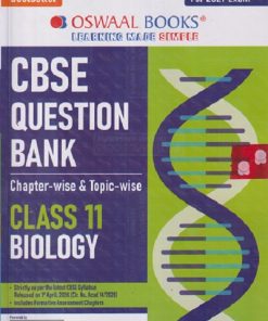 CBSE QUESTION BANK (CHAPTERWISE & TOPICWISE) CLASS 11TH BIOLOGY FOR 2027 EXAM | OSWAAL BOOKS