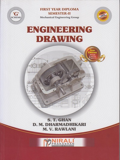 ENGINERRING DRAWING for G Scheme | S.T.Ghan | Nirali Prakashan