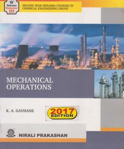 MECHANICAL OPERATIONS For G scheme | K.A. Gavhane | Nirali Prakashan