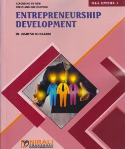 ENTREPRENEURSHIP DEVELOPMENT for MBA Semester 1 | Dr. Mahesh Kulkarni | Nirali Prakashan