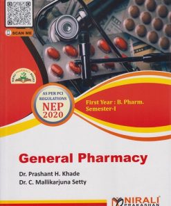 GENERAL PHARMACY for First Year BPharm Semester 1 | Dr. Prashant H. Khade | Nirali Prakashan