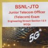 CHANDRESH AGRAWAL'S BSNL - JTO Junioe Telecom officer (Telecom) Exam (Engineering Stream Section 1 & 2 MCQs) | CHANDRESH AGRAWAL | PRIYANKA PRAKASHAN