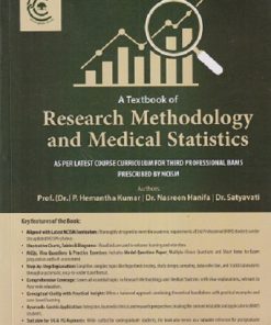 A TEXTBOOK OF RESEARCH METHODOLOGY AND MEDICAL STATISTICS | P. HEMANTHA KUMAR, NASREEN HANIFA, SATYAVATI | CHAUKHAMBHA CLASSICA VARANASI