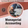 MANAGERIAL ACCOUNTING For MBA Sem 1 | MOHASIN ABBAS TAMBOLI, BHAGYASHRI A KANHERE, INAMDAR TARIQUE | THAKUR PUBLICATION