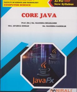 CORE JAVA for TY BSc Computer Science Semester 5 | Prof. Dr. Ms. Manisha Bharambe | Nirali Prakashan