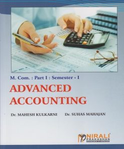 ADVANCED ACCOUNTING for MCom Part 1 Semester 1 | Dr. Mahesh Kulkarni | Nirali Prakashan