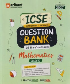 ISCE CHAPTERWISE/TOPICWISE QUESTION BANK 26 YEARS (2026 - 2001) MATHEMATICS CLASS 10TH | NEHA DIXIT | ARIHANT PUBLICATION
