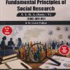 SOCIOLOGY FUNDAMENTAL PRINCIPLES OF SOCIAL RESEARCH For TYBA SEM - 5 (SOC - 301 - MJ) | GULAB PATHAN | SUCCESS PUBLICATION