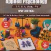 PSYCHOLOGY APPLIED PSYCHOLOGY For TYBA SEM - 5 (PSY - 310 - MJE) | LAXMAN SHITOLE, SALONI SURYAWANSHI | SUCCESS PUBLICATION