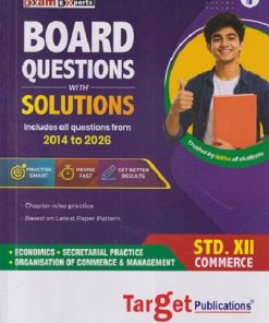 BOARD QUESTIONS WITH SOLUTIONS STD. 12 COMMERCE | TARGET PUBLICATION