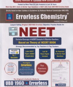 SET OF TWO BOOKS | ERRORLESS CHEMISTRY NEET VOL - 1 & 2 | UNIVERSAL BOOK DEPOT