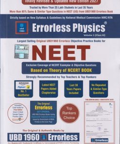 SET OF TWO BOOKS | ERRORLESS PHYSICS NEET VOL - 1 & 2 | UNIVERSAL BOOK DEPOT