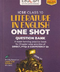 ICSE CLASS 10 LITERATURE IN ENGLISH ONE SHOT QUESTION BANK | TARUN RUPANI | EDUCART