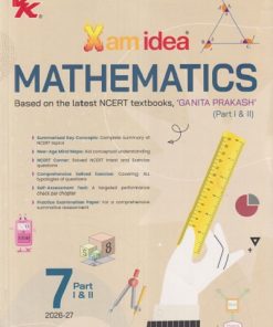 XAM IDEA MATHEMATICS (NCERT TEXTBOOK) GANITA PRAKASH (PART - 1 & 2) STD. 7 (2026-27) | VK GLOBAL PUBLICATON