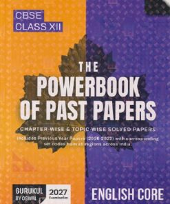 THE POWERBOOK OF PAST PAPERS CBSE CLASS 12 ENGLISH CORE | OSWAL PUBLISHERS