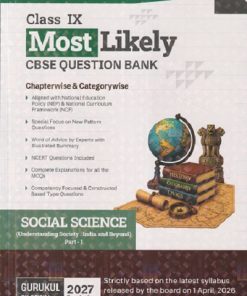 MOST LIKELY QUESTION BANK (CHAPTERWISE & CATEGORYWISE) CLASS 9 SOCIAL SCIENCE (Understanding Society: India and Beyond) PART - 1 | GURUKUL BY OSWAL