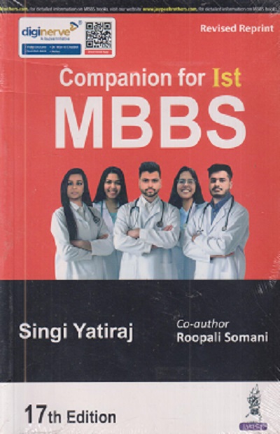 COMPANION FOR Ist MBBS | SINGI YATIRAJ | JAYPEE BROTHERS