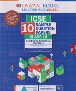 ICSE 10 SAMPLE QUESTION PAPERS CLASS 10 (ENGLISH LANGUAGE (PAPER - 1) | OSWAAL BOOKS