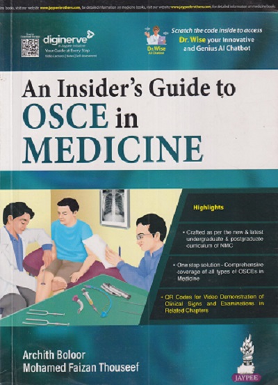 An Insider's Guide to OSCE in MEDICINE | ARCHITH BOLOOR | JAYPEE BROTHERS