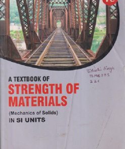 SECOND HAND BOOK | A TEXTBOOK OF STRENGTH OF MATERIALS (MECHANICS OF SOLIDS ) | RK RAJPUT | S CHAND
