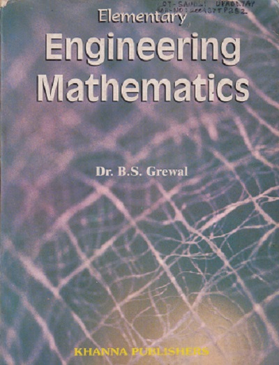 SECOND HAND BOOK | ELEMENTARY ENGINEERING MATHEMATICS | BS GREWAL | KHANNA PUBLISHERS