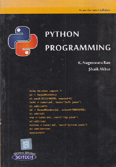 SECOND HAND BOOK | PYTHON PROGRAMMING | K NAGESWARA RAO | SCITECH PUBLICATION