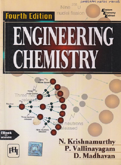 SECOND HAND BOOK | ENGINEERING CHEMISTRY | N KRISHNAMURTHY | PHI