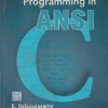 SECOND HAND BOOK | PROGRAMMING IN ANSI C | E BALAGURUSAMY | MC GRAW HILL
