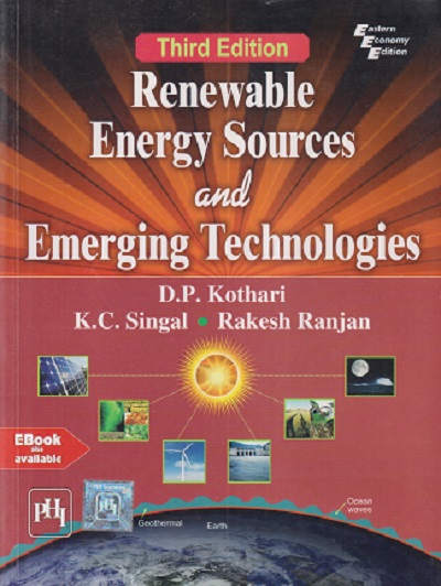 SECOND HAND BOOK | RENEWABLE ENERGY SOURCES AND EMERGING TECHNOLOGY | DP KOTHARI | PHI