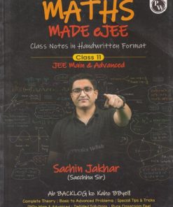 MATHS MADE eJEE CLASS 11 JEE MAIN & ADVANCED | SACHIN JAKHAR | PHYSICS WALLAH PUBLICATION