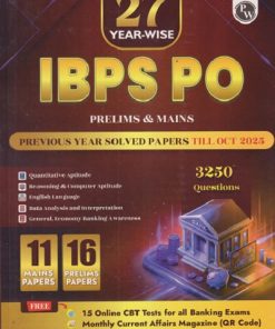 27 YEAR-WISE IBPS PO PRELIMS & MAINS (Previous Year Solved papers) | PHYSICS WALLAH PUBLICATION