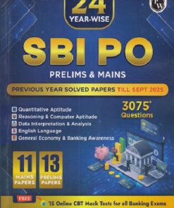 24 YEAR-WISE SBI PO PRELIMS & MAINS | PHYSICS WALLAH PUBLICATION