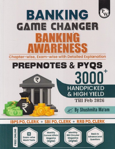 BANKING GAME CHANGER BANKING AWARENESS | SUSHMITA | PHYSICS WALLAH PUBLICATION