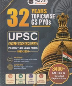 32 YEARS TOPICWISE GS PYQs UPSC CIVIL SERVICES PRELIMS (PREVIOUS YEARS SOLVED PAPERS 1995-2026) | PHYSICS WALLAH PUBLICATION