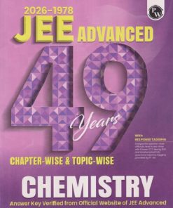 49 YEARS (2026-1978) JEE ADVANCED (CHAPTERWISE & TOPICWISE) CHEMISTRY | PHYSICS WALLAH PUBLICATION